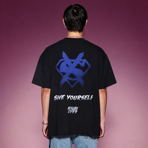 Custom High Quality 100% Cotton T-Shirt | Heavyweight DTG Print Tee | Baggy Casual T-shirt