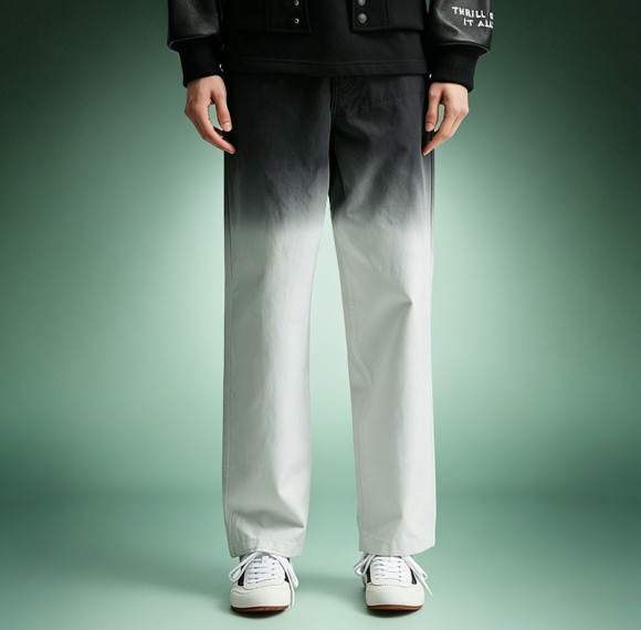 Men's Straight Leg Sweatpants | Custom logo Gradient colors Pants | Streetwear Factory