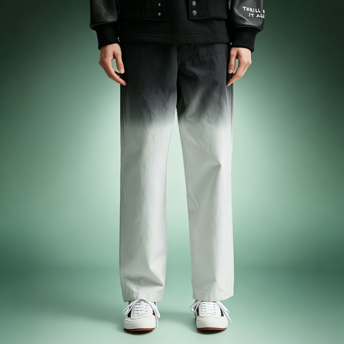 Men's Straight Leg Sweatpants | Custom logo Gradient colors Pants | Streetwear Factory