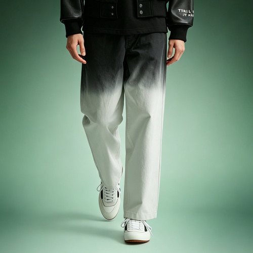 Men's Straight Leg Sweatpants | Custom logo Gradient colors Pants | Streetwear Factory