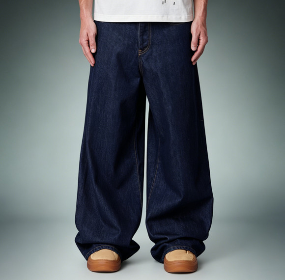 Custom Denim Pants | Baggy Wide Leg Flared Trousers | Streetwear Factory
