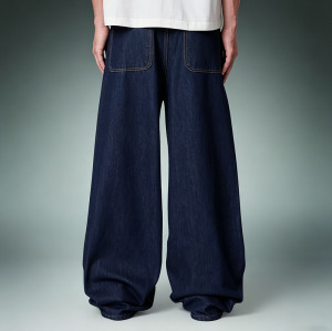 Custom Denim Pants | Baggy Wide Leg Flared Trousers | Streetwear Factory