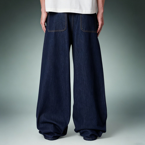 Custom Denim Pants | Baggy Wide Leg Flared Trousers | Streetwear Factory