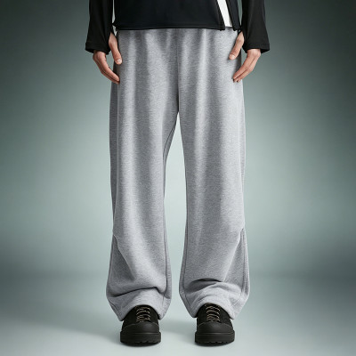 Sports High Quality Pants | Custom 100% Cotton Sweatpants | Solid Color Straight Leg Pants
