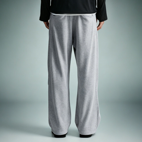 Sports High Quality Pants | Custom 100% Cotton Sweatpants | Solid Color Straight Leg Pants