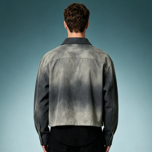 Custom Acid Wash Vintage Denim Jacket | Casual Streetwear Jacket | Oversize Streetwear Supplier