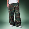 Custom Patchwork Camouflage Pants | Multi-pocket Cargo Pants | Loose Wide-leg Trousers