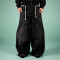 Custom Acid Wash Design Flared Pants | Blank Plain Wide Leg Trousers | OEM Streetwear Manufacturer