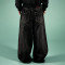 Custom Acid Wash Design Flared Pants | Blank Plain Wide Leg Trousers | OEM Streetwear Manufacturer