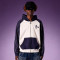 Custom 100% Cotton Hoodie | Vintage Zipper Hoodie | Streetwear Hoodie Manufacturer | Color Block Hoodie