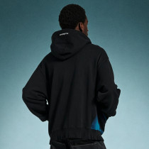 Custom 500Gsm Cotton Hoodie | Zip Up Designer Acid Wash Sweatshirt | Oversized Screen Print Hoodie