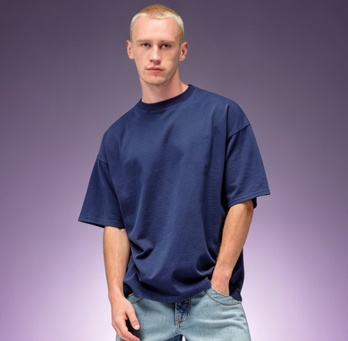 Custom Oversize Casual T-shirt | High Quality Cotton Solid Color T-Shirt | Outdoor Streetwear T-shirt Manufacturer