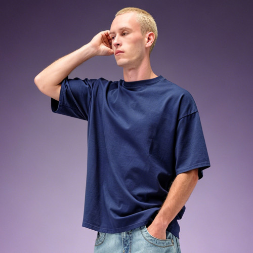 Custom Oversize Casual T-shirt | High Quality Cotton Solid Color T-Shirt | Outdoor Streetwear T-shirt Manufacturer