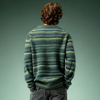 Custom High Quality Wool Knitwear | Stripe Knitted Sweater | Men Sweaters Manufacturer