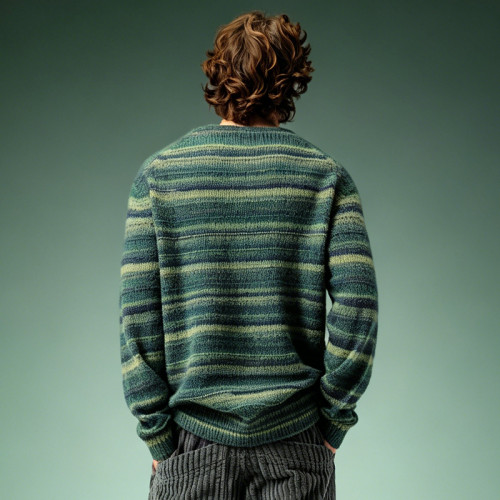 Custom High Quality Wool Knitwear | Stripe Knitted Sweater | Men Sweaters Manufacturer