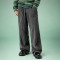 OEM Custom Casual Vintage Pants | Wide-leg Corduroy Embroidery Pants | Streetwear Manufacturer