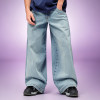 Custom Casual baggy Men's Denim Pants | Washed Embroidery Jeans | Pants Manufacturer