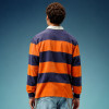 Custom Long-sleeved Polo T-shirt | 100% Cotton Striped Vintage T-Shirt | Streetwear Supplier