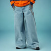 Custom Wide-Leg Jeans | Casual Vintage Embroidery Pants | Wash Jeans Manufacturer