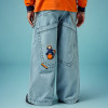 Custom Wide-Leg Jeans | Casual Vintage Embroidery Pants | Wash Jeans Manufacturer