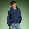 Custom Embroidery Logo Zipper Hoodie | Acid Wash Vintage Heavyweight Hoodie | Streetwear Supplier