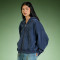 Custom Embroidery Logo Zipper Hoodie | Acid Wash Vintage Heavyweight Hoodie | Streetwear Supplier