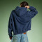 Custom Embroidery Logo Zipper Hoodie | Acid Wash Vintage Heavyweight Hoodie | Streetwear Supplier
