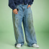 Custom Washed Distressed baggy Jeans | Straight Leg Denim Jeans Supplier | Mens Pants Manufacturer