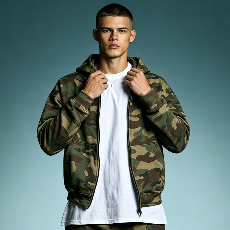 Vintage Zip-up Hoodie