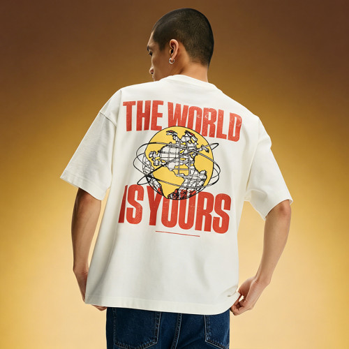 Custom DTG Print T-shirt | 100% Cotton T shirt Manufacturer | Oversize Drop Shoulder T-shirt