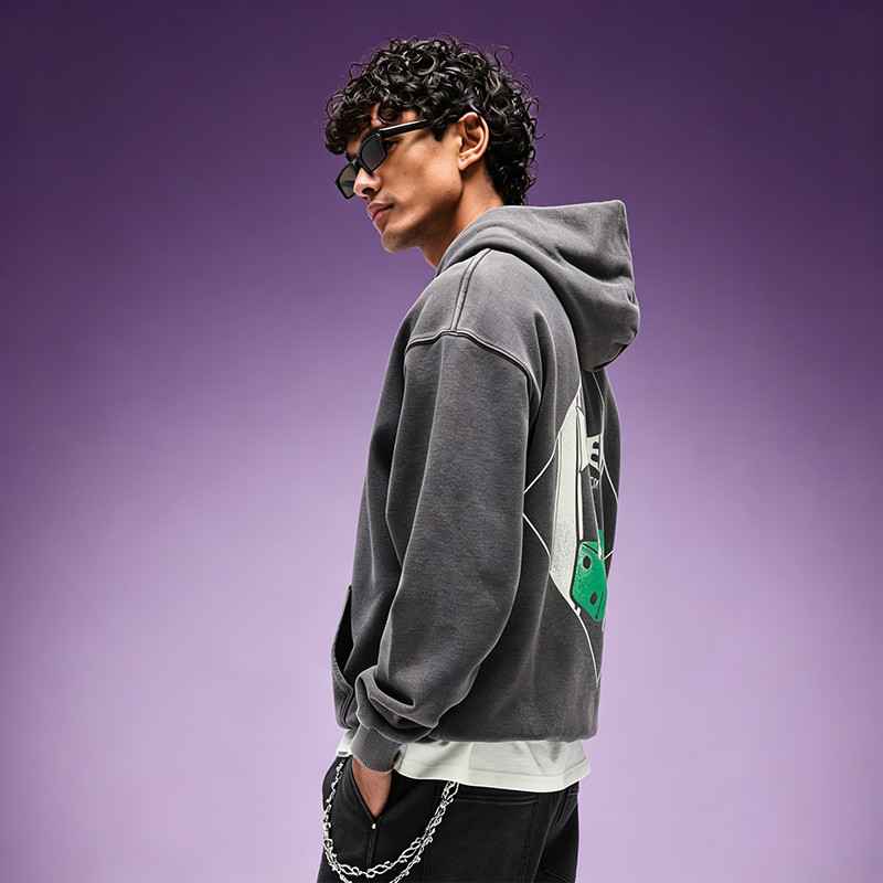  Drop Shoulder Hoodie