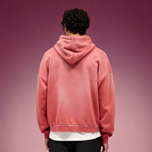 Custom 100% Cotton Boxy Fit Sweatshirt | Sun faded Streetwear Hoodie | DTG Print Hoodie