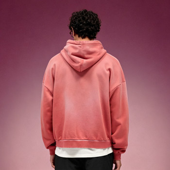 Custom 100% Cotton Boxy Fit Sweatshirt | Sun faded Streetwear Hoodie | DTG Print Hoodie