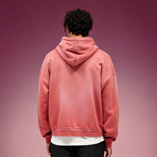 Custom 100% Cotton Boxy Fit Sweatshirt | Sun faded Streetwear Hoodie | DTG Print Hoodie