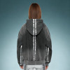 Custom Zip Up Uniex Hoodie | Acid Wash Reflective Stripe Hoodie | Streetwear Supplier