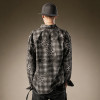 Custom Leopard Plaid Shirt | Oversized Printed Flannel Shirt | Long Sleeved Vintage Shirt