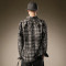 Custom Leopard Plaid Shirt | Oversized Printed Flannel Shirt | Long Sleeved Vintage Shirt