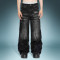Custom Streetwear Washed Jeans | High Waist Wide Leg Pants | High Quality Jeans Manufacturer