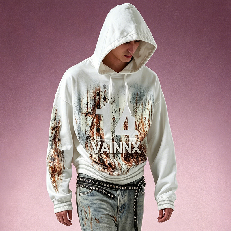 Graphic Print Hoodie