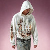 Custom Oversized Graphic Print Hoodie | Cotton Fleece Hoodie | Drop Shoulder Streetwear Pullover Hoodie