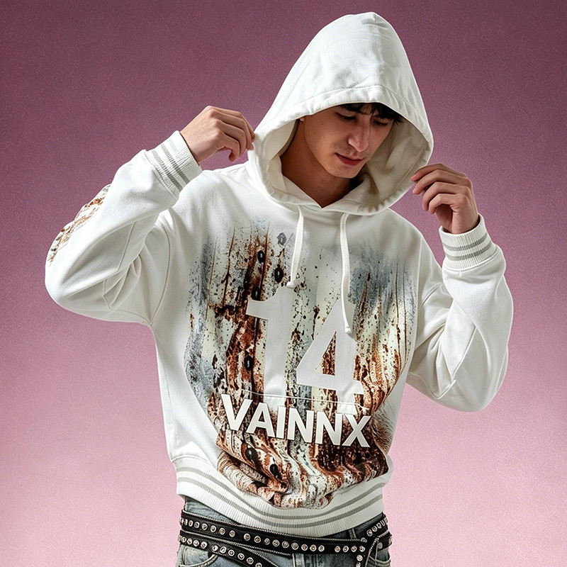  Drop Shoulder Hoodie