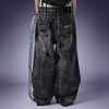 Custom Wash Faded Jeans | Distressed Wide Leg Baggy Pants | Streetwear Pants Manufacturer