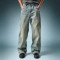 Custom Heavyweight 100% Cotton Denim Pants | Washed Baggy Jeans | High Quality Pants Manufacturer
