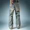 Custom Heavyweight 100% Cotton Denim Pants | Washed Baggy Jeans | High Quality Pants Manufacturer