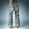 Custom Heavyweight 100% Cotton Denim Pants | Washed Baggy Jeans | High Quality Pants Manufacturer