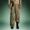 Custom Washed Streetwear Pants | Distressed Olive Cargo Pants | Loose Wide-leg Cotton Trousers