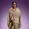 Distressed Oversize Fit Sweatshirt | Acid Wash Vintage Hoodie | Custom Screen Print Hoodie
