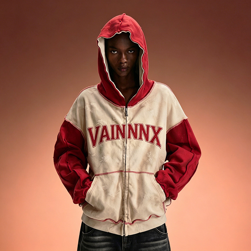  DTG Print Vintage Hoodie