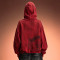 Custom Drop Shoulder Zip Up Hoodie | Distressed Color Block Hoodie | DTG Print Vintage Hoodie