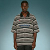 Custom Oversized Stripe T-Shirt | Thick 100% Cotton Breathable T-Shirt | Digital Print Polo Shirt